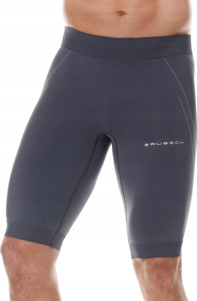 Pantallona të shkurtra sportive Brubeck Running Force, leggings, masa S, të zeza