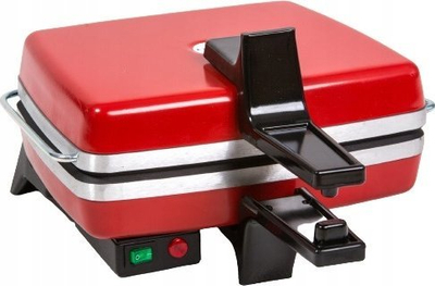 Makine waffle Dezal 301.7 Profi XL, 1300W, pllaka mos-ngjitëse, e kuqe
