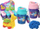 Lodër antistres Leantoys Squishy Cup, stiropor, blu