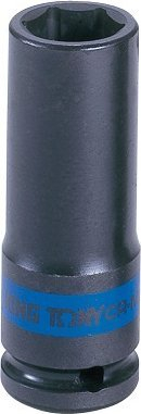 Çelës tub goditës King Tony Long Impact, 1/2", 17 mm, i zi
