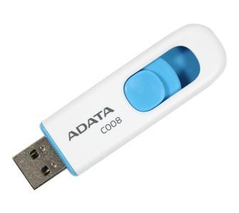 USB Flash Memorja ADATA C008, 32 GB, USB 2.0, e bardhë/kaltër