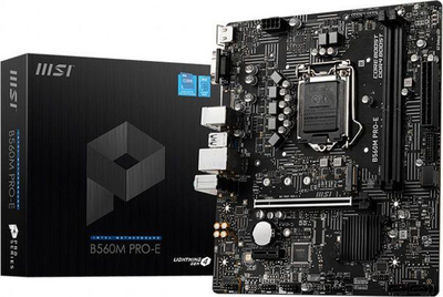 Pllakë amë MSI B560M PRO-E, Intel B560, Socket 1200, Micro ATX
