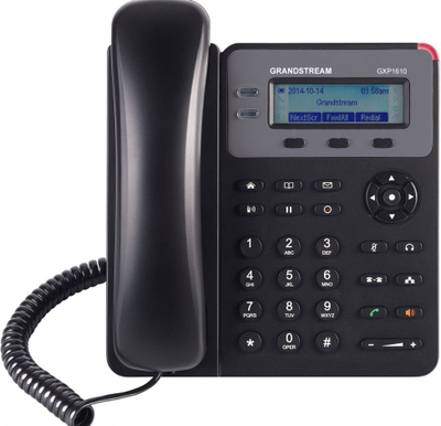 IP телефон Grandstream GXP1610, 1 линија, LCD екран, црн