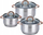 Set tenxheresh KINGHOFF KH-1762, 6 pjesë, çelik inox, me kapak