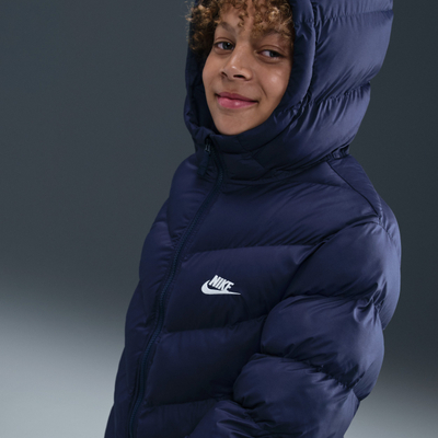 Xhaketë puffer për vajza Nike All Day Play Therma FIT, Therma FIT, kundër ujit