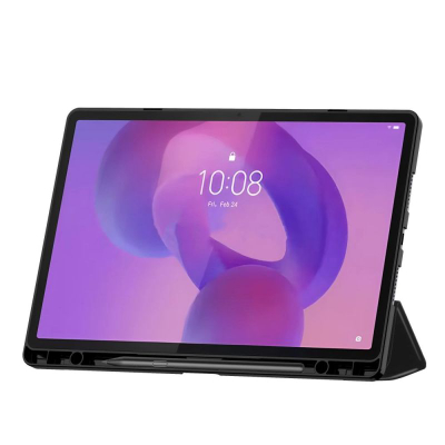 Футрола за таблет Tech-Protect SC Pen Lenovo Idea Tab Pro 12.7 TB-373, со потпирач, држач за пенкало, црна