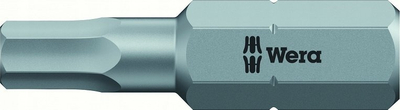 Bit kaçavide Wera 05135060001 Hex-Plus, SAE 0.05", 25mm, gri