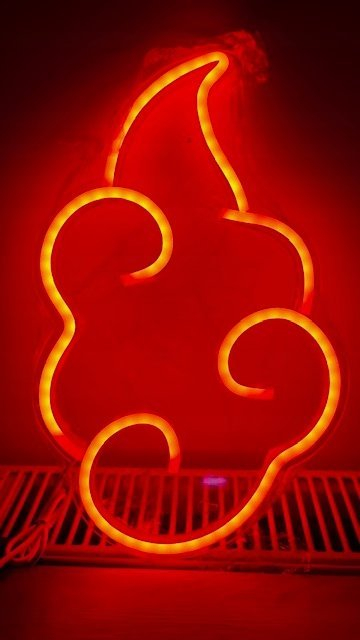 Dekor neon LED OEM Good Vibes, me USB, për mur, shumëngjyrësh