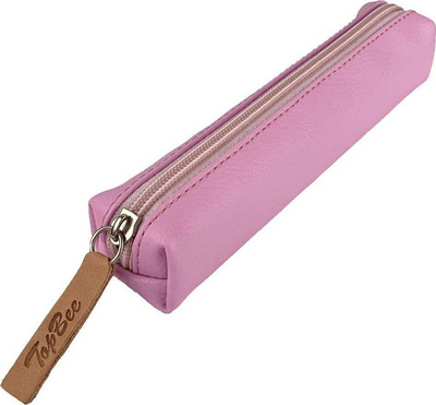 Penar Bee-bee Mini Rectangle, nga eko-lëkurë, me zinxhir, rozë pastel