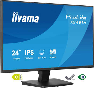 Monitor Iiyama ProLite X2491H-B1, 23.8", Full HD, 120 Hz, i zi