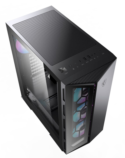 Kuti kompjuteri MSI MPG GUNGNIR 110R, ATX, xham i temperuar, e zezë