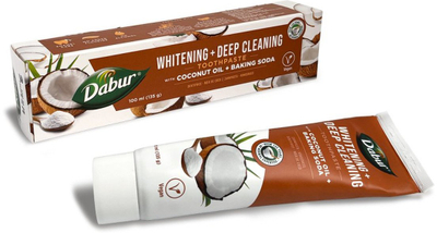 Pasta dhëmbësh Dabur Whitening, me vaj kokosi, me sodë buke