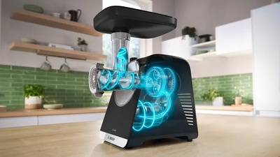 Mulli elektrik për mish Bosch Series 6 MFWS650B, 3.5kg/min, 500W, i zi