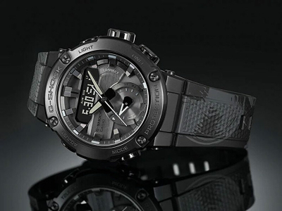 Orë për meshkuj Casio, e zezë