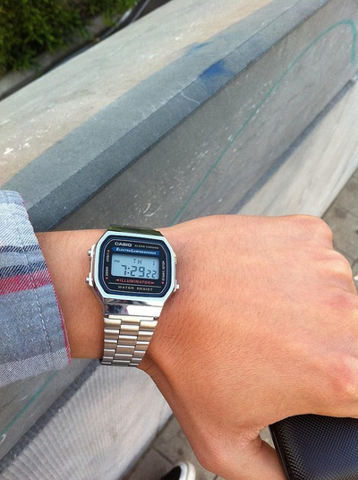 Orë dore Casio Collection A 168WEM-7