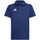Поло блуза за деца Adidas Entrada 26, 100% рециклиран полиестер, технологија за отстранување пот, темно сина