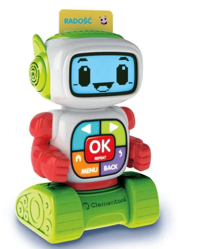 Robot edukativ Eddie, interaktiv, për fëmijë 4-6 vjeç, shumëngjyrësh