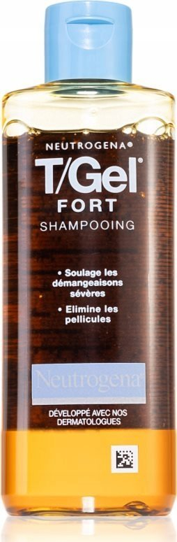 Shampo kundra zbokthit Neutrogena T/Gel Fort, për lëkurë koke të thatë e me kruarje, 150 ml