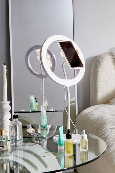 Ring llampë DigiPower 10 LED Ring Light Kit, 10", LED, e bardhë