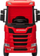 Kamion elektrik lodër Cameron Sino Scania 500R HL698, 4x4, i kuq