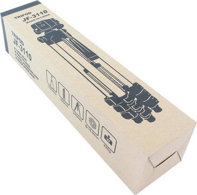 Tripod për kamera Gonga ST-310, alumin, 112 cm, ngjyrë argjendi