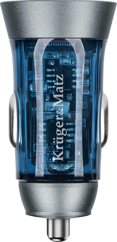 Karikues makine Kruger&amp;Matz KM0872, 43W, USB A edhe USB C, i zi