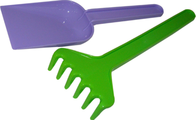 Set lodrash rëre Wader Polesie 0507, lopatë dhe grep, 18 cm, ngjyra përziera