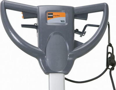 Makinë pastruese TASKI Ergodisc165, e hirtë/portokalltë