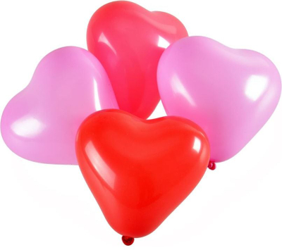 Декоративни балони Arpex Hearts, форма срце, шарени