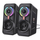Altoparlantë gaming ONIKUMA L6, 10W, Bluetooth 5.0, LED RGB, të zinj