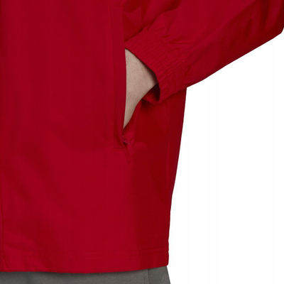 Jakne sport Adidas Entrada 22 All Weather për burra M IK4009, që s’e kap shiu, me kapuç, e kuqe