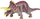 Figurë dinosauri Triceratops ZA5192, 20 cm, shumëngjyrëshe