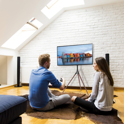 Mbajtëse për TV Techly ICA-TR18SAM, 165.1 cm (65"), e kaftë/zezë
