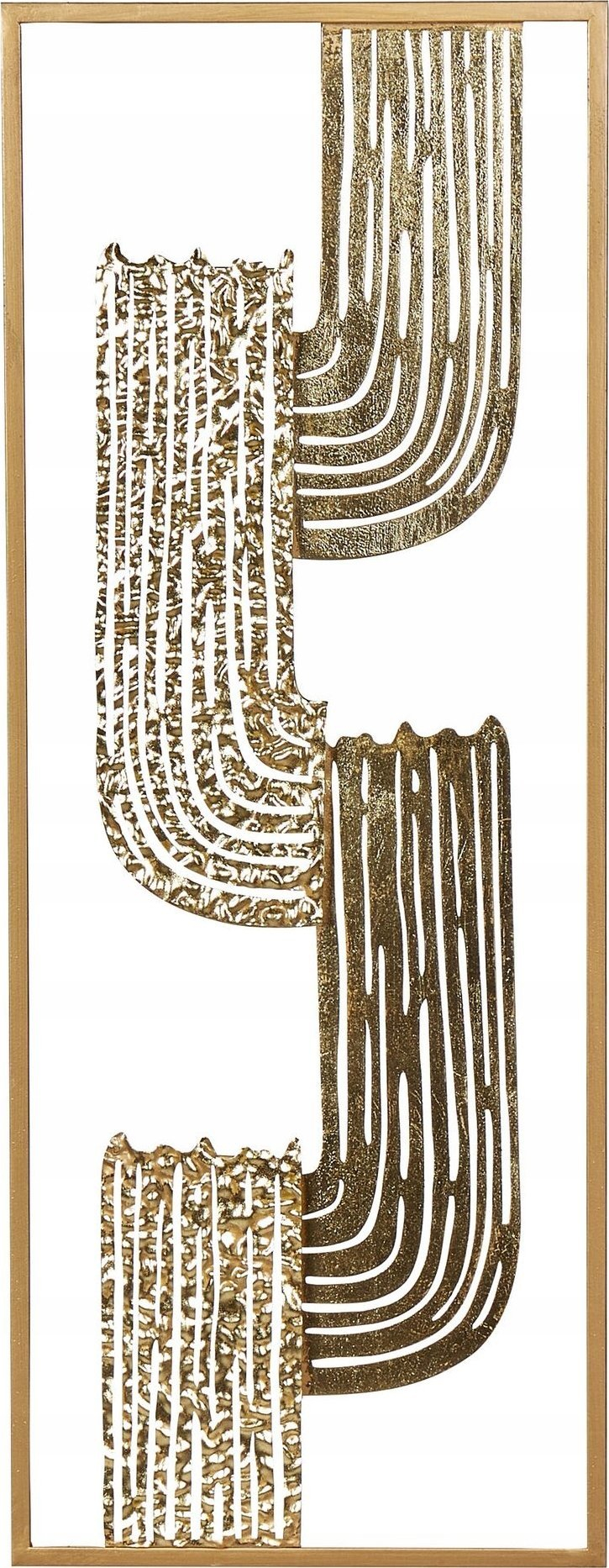 Dekor muri Beliani THULIUM, metal 75 cm, abstrakt, ngjyrë ari