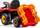 Traktor elektrik për lojë BBH-030, 88x51x35cm, me rimorkio, i kuq