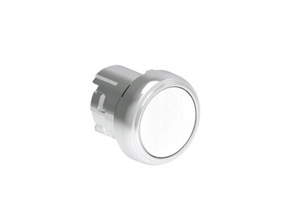 Kokë butoni Lovato Platinum Series, hapje 22.5 mm, IP66 IP67 IP69K, e bardhë