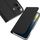 Mbulesë telefoni DUX DUCIS Skin Pro Series për iPhone 16, funksion stand, me xhep karte, e zezë