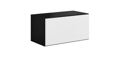 Komodë ROCO RO3 Full Display, 75 x 37.5 x 39 cm, e zezë e bardhë
