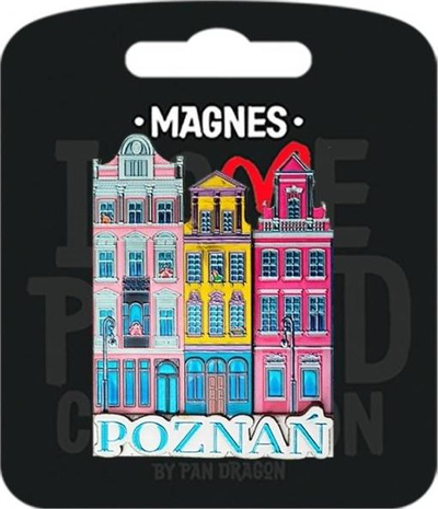 Magnet friguriferi I Love Poland Poznań ILP MAG C POZ 09, suvenir dekorativ, shumëngjyrësh