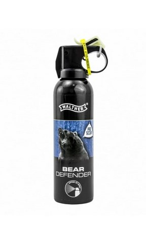 Spray piper WALTHER PROSECUR BEAR DEFENSE, 225ml, distancë 10m, i zi