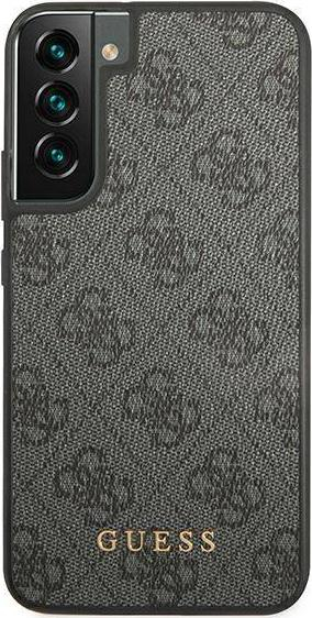 Mbrojtëse telefoni Guess GUHCS22SG4GFGR, Galaxy S22, hardcase lëkurë sintetike, gri