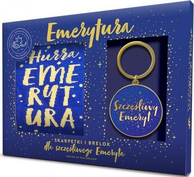 Set dhurate me varëse çelsash dhe çorape “Happy Retiree”, një masë, shumëngjyrëshe