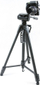 Tripod Fancier 183 cm, kokë 3D, me çantë, i zi