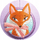 Капа за деца Djeco Little Hat Fox, со врв, портокалова