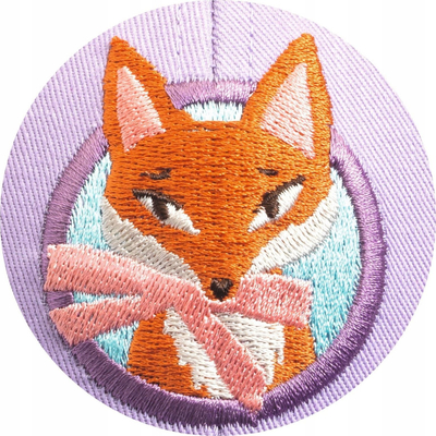 Капа за деца Djeco Little Hat Fox, со врв, портокалова