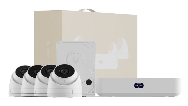 Set kamerash sigurie Ubiquiti UNVR Instant Kit, NVR 1TB, me kabllo