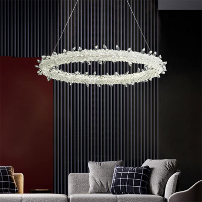 Abazhur kristal i varur LED H17-400