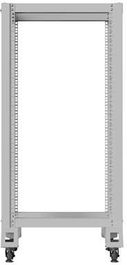 Отворен мрежен рафт Lanberg Open Rack 19 22U, 600x800, сив