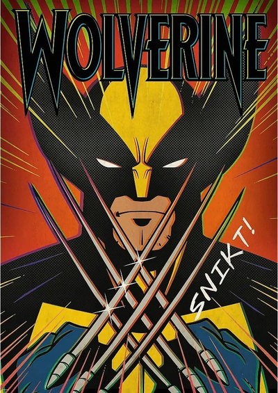 Puzzle Trefl Wolverine, 1000 pjesë, Marvel, shumëngjyrësh