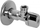 Valvul këndore Schell Comfort Combination, 1/2", krom